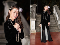 Ngô Phương Lan lần đầu diễn catwalk, Á hậu Hoàng Anh bế bụng bầu đi xem thời trang