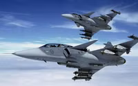 [ẢNH] Tiêm kích JAS-39 Gripen Thụy Điển gửi 