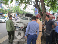 Hình ảnh vụ tai nạn giao thông ở ngã tư trung tâm Thủ đô khiến nhiều người suy nghĩ