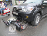 Hình ảnh vụ tai nạn giao thông ở ngã tư trung tâm Thủ đô khiến nhiều người suy nghĩ