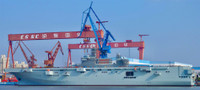 [ẢNH] Tàu đổ bộ Type 075 Trung Quốc vẫn ngổn ngang sau 4 tháng hạ thủy