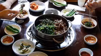 Các nhà hàng thịt chó vẫn phục vụ khách tại Pyeongchang, Hàn Quốc