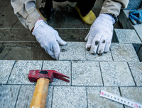 Đá hoa cương thay đổi diện mạo vỉa hè hồ Gươm