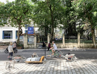 Đá hoa cương thay đổi diện mạo vỉa hè hồ Gươm