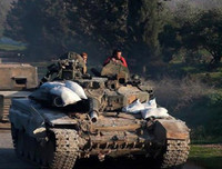 [ẢNH] Tử chiến tại Al-Bukamal, IS thiêu rụi xe tăng hiện đại T-90A của Syria
