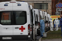 [ẢNH] Tổng thống Putin thêm thách thức khi ca nhiễm Covid-19 mới cao nhất châu Âu