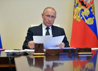 [ẢNH] Tổng thống Putin thêm thách thức khi ca nhiễm Covid-19 mới cao nhất châu Âu