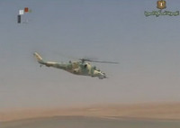 [ẢNH] Syria bất ngờ tung trực thăng vũ trang tấn công khu vực giáp biên giới Israel