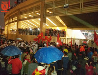 Biển người chào đón những người hùng U23 Việt Nam ở Hà Nội