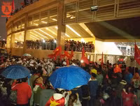 Biển người chào đón những người hùng U23 Việt Nam ở Hà Nội