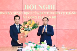 Bí thư Đảng ủy phường Hoàn Kiếm Vũ Đăng Định giữ chức Trưởng ban Tổ chức Thành ủy Hà Nội