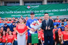 VFF cùng Herbalife tiếp sức Đội tuyển Bóng đá Quốc gia Việt Nam tại đợt hội quân đầu tiên trong năm 