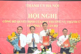 Ông Nguyễn Quang Hiếu làm Giám đốc Sở Nội vụ Hà Nội, thêm 3 xã/ phường có Bí thư mới