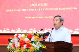 Hà Nội đang tập trung cao độ thể chế hóa 153 nhiệm vụ trong Luật Thủ đô, hoàn thành trước ngày 15-6