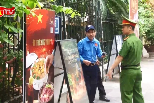 Công an phường Cửa Nam kiên trì lập lại trật tự đô thị