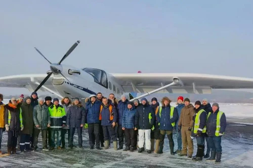 Cột mốc quan trọng khi máy bay LMS-901 Baikal cất cánh thành công với động cơ nội địa