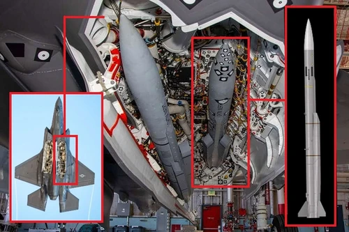 Tên lửa Meteor tiến bước dài để tác chiến với tiêm kích F-35A