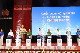 "Hà Nội - chung một quyết tâm xây dựng xã, phường không ma túy"