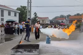 Hành trang quý cho thành viên Đội PCCC&CNCH cơ sở các trường học trên địa bàn xã Cổ Đô