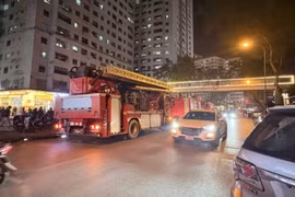 Xử lý kịp thời vụ cháy căn hộ tại khu đô thị Linh Đàm