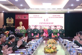 Công an TP Hà Nội và Cục Bảo vệ An ninh Quân đội ký kết Biên bản ghi nhớ tăng cường phối hợp thực hiện nhiệm vụ