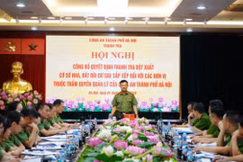 Công an TP Hà Nội thanh tra đột xuất cơ sở nhà, đất dôi dư sau sắp xếp