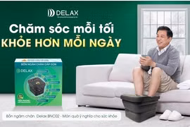 Bồn ngâm chân massage bấm huyệt Delax: Món quà sức khỏe cho mùa lạnh