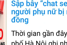 Sau “chat sex”, người phụ nữ 22 lần chuyển tiền cho “đối tác”