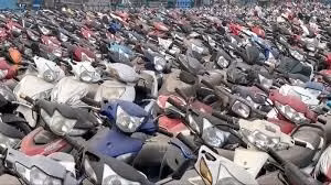 Danh sách phương tiện vi phạm hết thời hạn tạm giữ