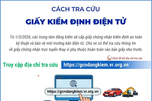 Cách tra cứu giấy chứng nhận kiểm định điện tử