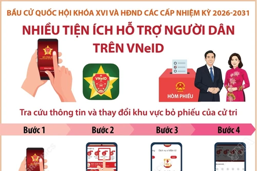 Bầu cử Quốc hội và HĐND các cấp: Cách tra cứu thông tin và thay đổi khu vực bỏ phiếu trên VNeID