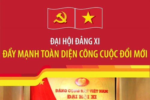Đại hội Đảng XI: Đẩy mạnh toàn diện công cuộc đổi mới