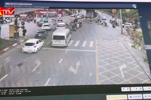 Hà Nội: Camera AI phát hiện hơn 1.000 trường hợp vi phạm giao thông
