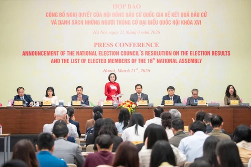 Công bố 500 người trúng cử đại biểu Quốc hội khóa XVI