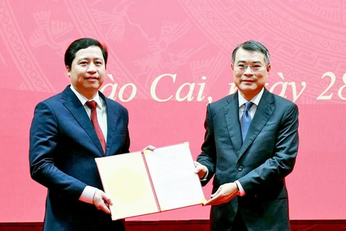 Phó tổng Thanh tra Chính phủ Dương Quốc Huy làm Bí thư Tỉnh ủy Lào Cai