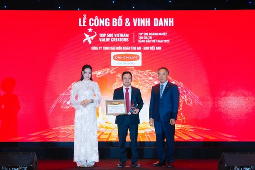 Dai-ichi Life Việt Nam vào “Top 500 Doanh nghiệp tạo giá trị hàng đầu Việt Nam năm 2025”