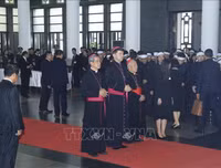 Nhiều đoàn quốc tế tới viếng Chủ tịch nước Trần Đại Quang