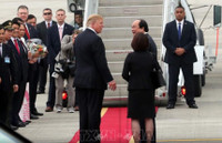 Toàn cảnh Tổng thống Mỹ Donald Trump rời cuộc họp thượng đỉnh, lên máy bay về nước