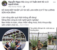 Cận mặt kẻ trộm lan táo tợn tại Hòa Bình lấy sạch toàn bộ lan đột biến trị giá 2,9 tỷ đồng