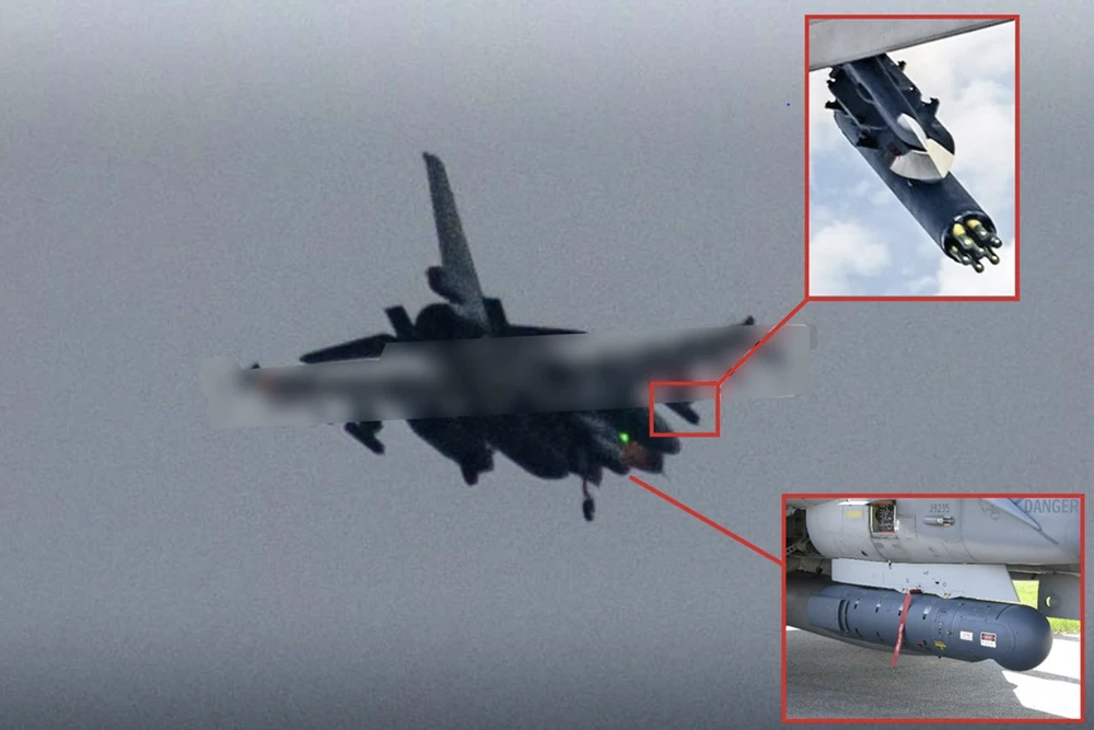 F-16 Ukraine phóng rocket dẫn đường và tên lửa 1 triệu USD hạ UAV Nga