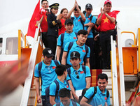 U23 Việt Nam giải tán, các tuyển thủ hồi hương trong vinh quang
