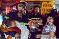 [ẢNH] Những khoảnh khắc xúc động về các chiến sỹ cảnh sát PCCC và Cứu nạn cứu hộ