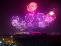 [ẢNH] Tối nay bắn pháo hoa 5 phút trong lễ khai mạc Đại hội thể thao toàn quốc 2018