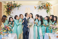 MC Phí Linh rạng rỡ hạnh phúc trong ngày cưới