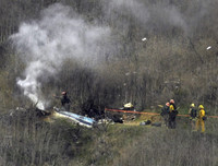 [ẢNH] Hiện trường vụ rơi máy bay khiến tượng đài bóng rổ Kobe Bryant tử nạn