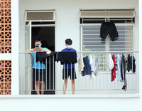 Hình ảnh mới nhất về nhịp sống trong các khu dân cư cách ly tại tâm dịch Đà Nẵng