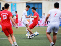 [ẢNH] Những khoảnh khắc ấn tượng ngày thi đấu 22-10 giải bóng đá học sinh THPT Hà Nội