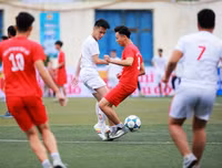 [ẢNH] Những khoảnh khắc ấn tượng ngày thi đấu 22-10 giải bóng đá học sinh THPT Hà Nội