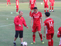 [ẢNH] Thầy trò Park Hang-seo hứng khởi trước ngày ra quân AFF Cup 2018