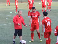 [ẢNH] Thầy trò Park Hang-seo hứng khởi trước ngày ra quân AFF Cup 2018